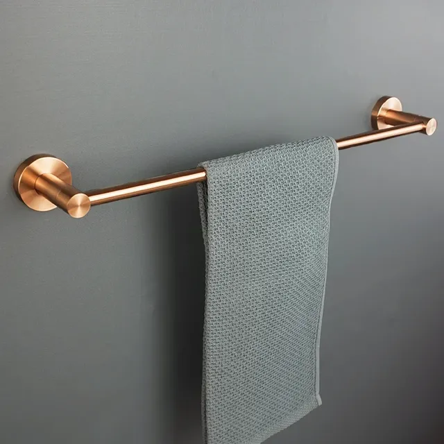 Ensemble d'accessoires de salle de bains muraux en acier… – vue 2