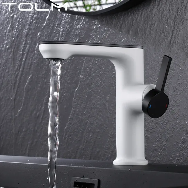 Robinet de lavabo à affichage de la température haut de… – vue 6
