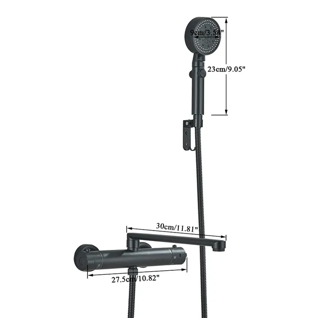 Système de douche thermostatique pour baignoire – vue 7