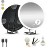 Miroir Grossissant sur Pied Réglable à 360 ° avec Lumière – vue 3
