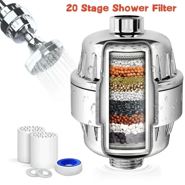 Filtre à eau de douche à haut rendement