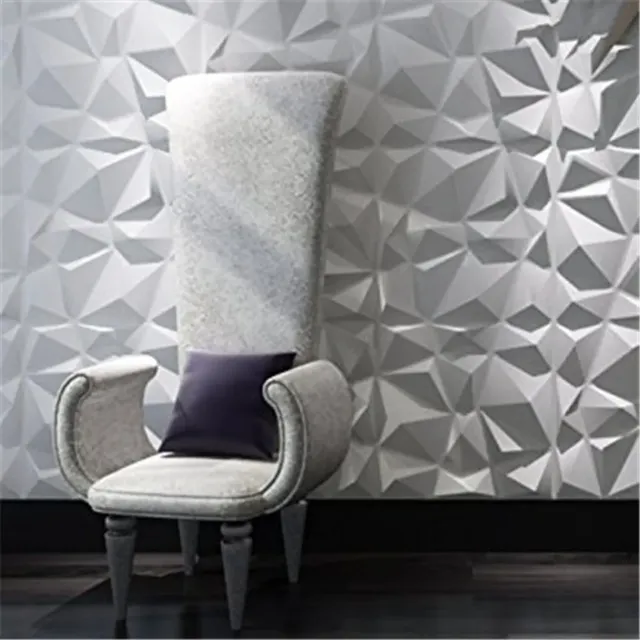 Panneau mural 3D blanc classique – vue 5