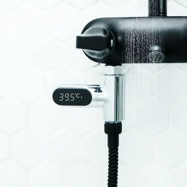Thermomètre de douche d'eau domestique à affichage LED… – vue 3