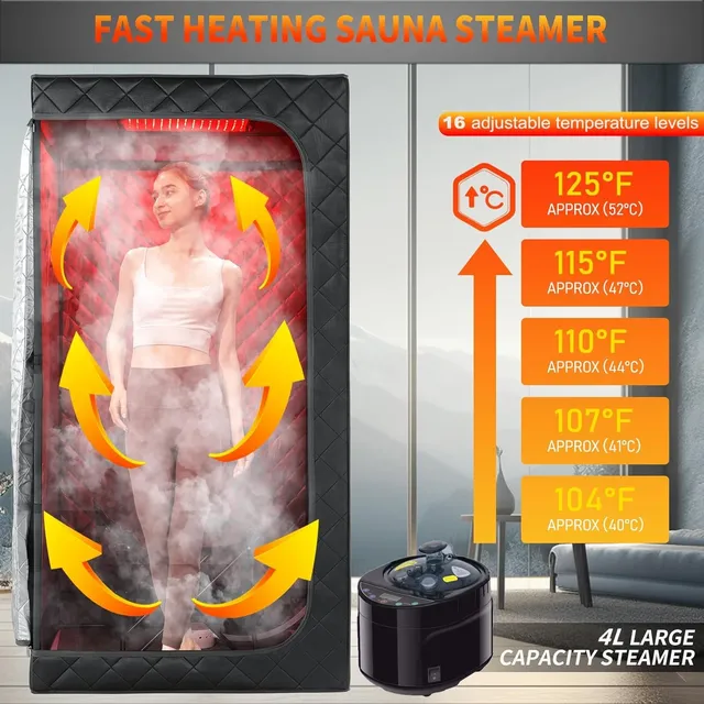 Sauna à vapeur infrarouge Portable 2 en 1 – vue 3