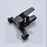 Robinet douche noir laiton mitigeur monocommande mural… – vue 6