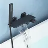 Brosse or laiton cascade laiton baignoire robinet salle… – vue 3