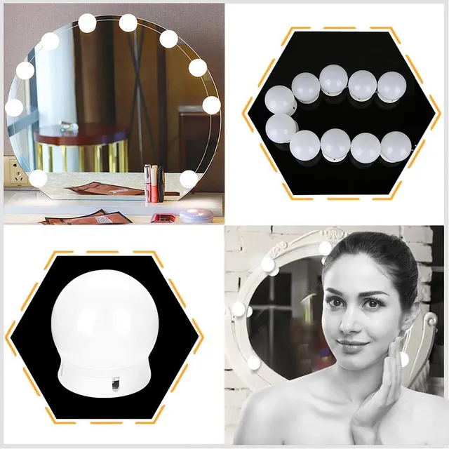 Kit de lumière de miroir cosmétique de maquillage LED… – vue 5
