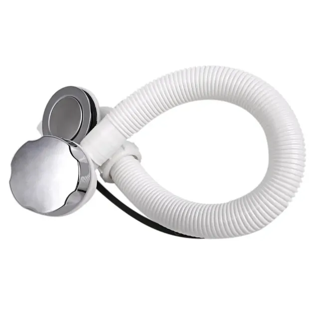 Kit vidange baignoire trop plein siphon flexible tuyau… – vue 4