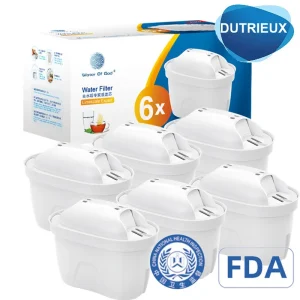 Pour Brita Maxtra 2 pièces/6 pièces cartouche de filtres à eau calcaire impuretés de chlore purifier bouilloire active filtre à eau au charbon