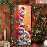 Panneau de porte décoratif de noël – vue 2