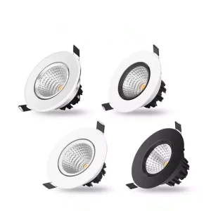 Dimmable intégré LED Downlights 5W7W/9W12W15W/18W20W COB plafonniers projecteurs Angle réglable AC90-260V CRI90 pour la maison Dimmable intégré LED Downlights 5W7W/9W12W15W/18W20W COB plafonniers projecteurs Angle réglable AC90-260V CRI90 pour la maison