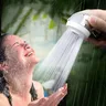 Pommeau douche double distributeur shampoing plastique… – vue 6