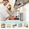 Distributeur automatique savon sans contact inox brossé… – vue 3