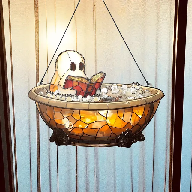Ornements suspendus en acrylique fantôme d'halloween… – vue 2