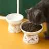 Distributeur de nourriture en céramique pour chat – vue 2