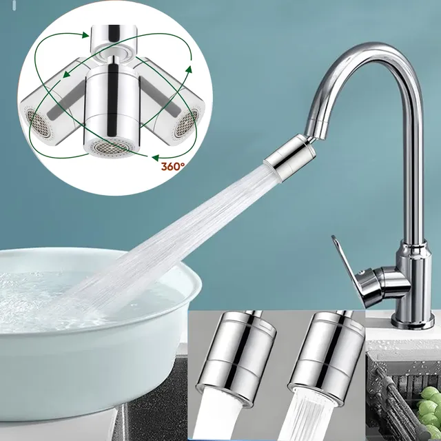 Rotary à 360 ° Robinet de cuisine Filtre à tête de… – vue 5