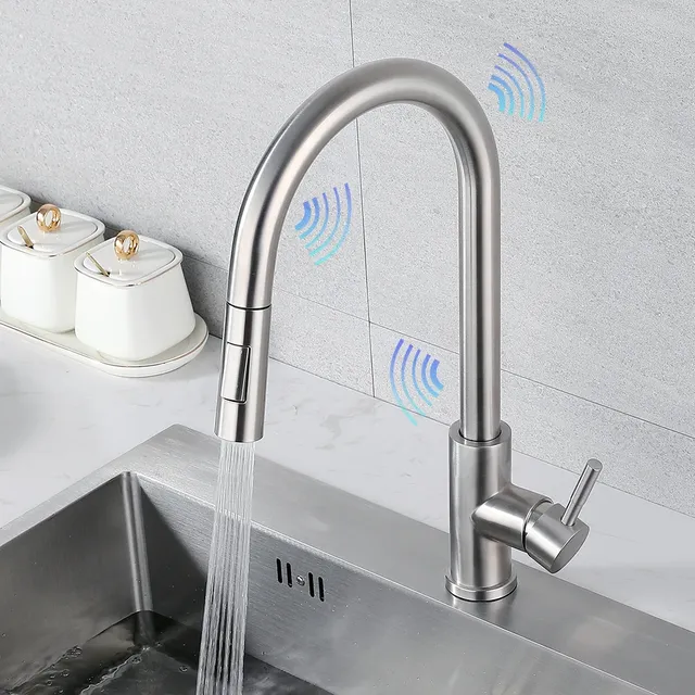 Robinets de cuisine tactiles intelligents – vue 3