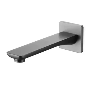 Mélangeur de baignoire-douche en laiton chromé ou doré ou gris brossé, bec de robinet de bain, sortie murale, bec de robinets noirs, bec de remplacement Mélangeur de baignoire-douche en laiton chromé ou doré ou gris brossé, bec de robinet de bain, sortie murale, bec de robinets noirs, bec de remplacement