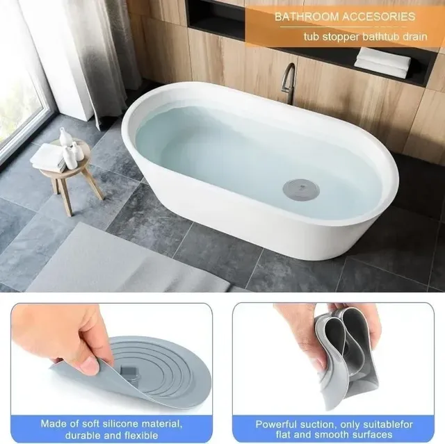 Grand bouchon vidange silicone baignoire lavabo évier… – vue 4