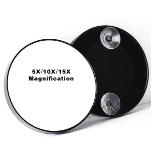 Miroir de maquillage rond grossissant 20x pour le visage, salle de bains, petits miroirs à main pour artistes de cils, coiffeuse, vente en gros Miroir de maquillage rond grossissant 20x pour le visage, salle de bains, petits miroirs à main pour artistes de cils, coiffeuse, vente en gros