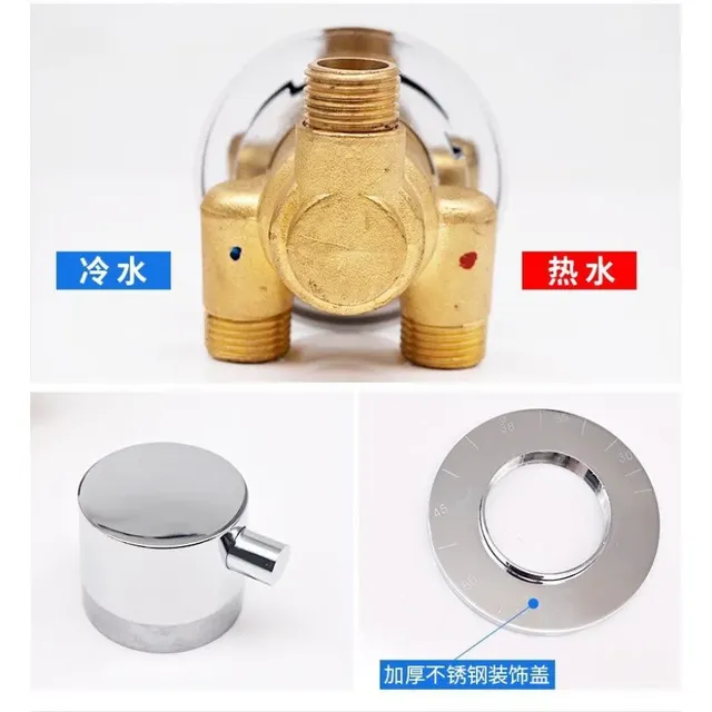 Robinets de douche thermostatiques en laiton à sortie de… – vue 3