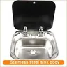 Lavabo à main en acier inoxydable pour caravane et Camping – vue 5