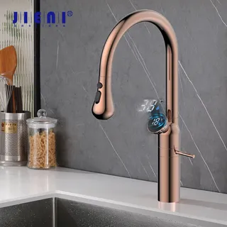 JIENI robinet de cuisine en or Rose
