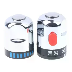 Poignées de commande thermostatique, poignées de contrôle de l&rsquo;eau pour bain-douche, robinets mélangeurs, amélioration de l&rsquo;habitat, robinets de douche