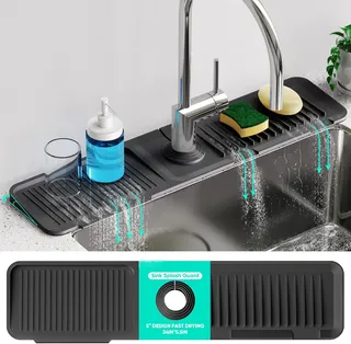 Tapis de robinet plus long de 24 pouces
