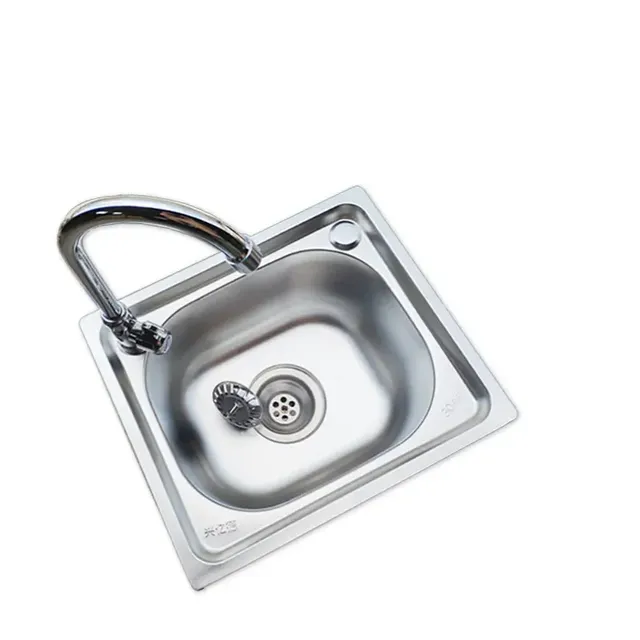Évier cuisine encastrable acier inoxydable poli satiné… – vue 2