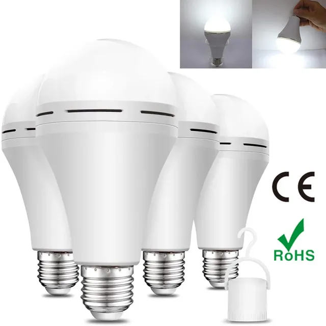 Ampoule de secours LED blanche et chaude