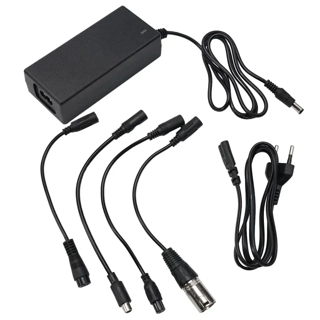 Chargeur 42V 2A avec 5 connecteurs interchangeables – vue 3