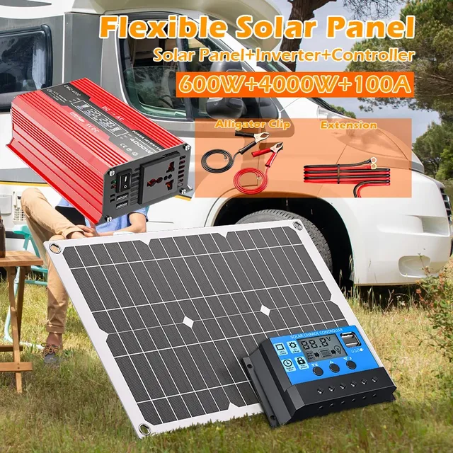 Kit de panneaux solaires portables 4000W – vue 2