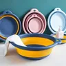 Bassine pliable portable silicone souple empilable peu… – vue 1
