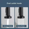 Robinet de cuisine extractible noir mat – vue 4