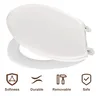 Siège toilette ovale allongé rembourré…