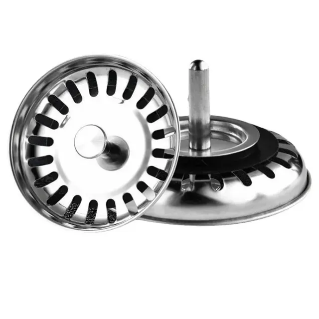 Bouchon vidange evier vasque acier inoxydable perforé… – vue 6