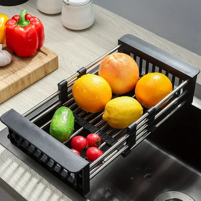 Égouttoir de cuisine extensible en acier inoxydable T1 – vue 4