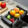 Égouttoir de cuisine extensible en acier inoxydable T1 – vue 4
