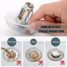 Bouchon évier poussoir laiton chromé antirouille panier… – vue 4