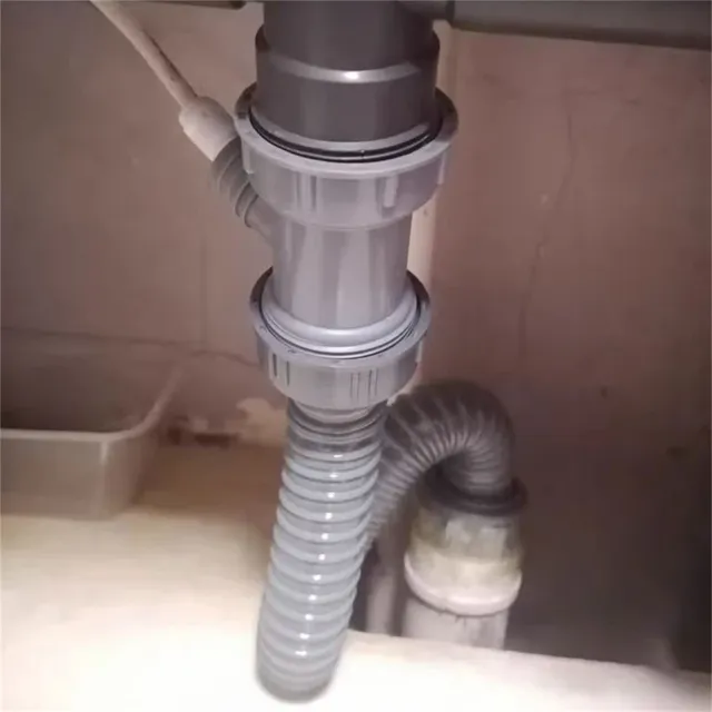Adaptateur bifurcation tuyau vidange évier crépine… – vue 5
