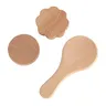 Miroir main poignée ergonomique bois naturel verni… – vue 6