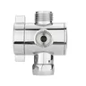 Inverseur trois voies chromé poli compact cylindrique… – vue 3