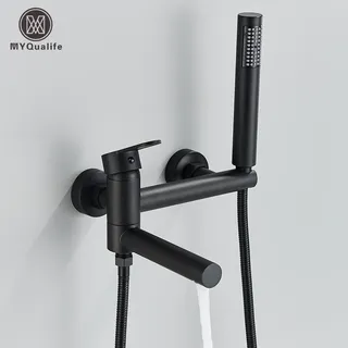 Robinet de baignoire noir