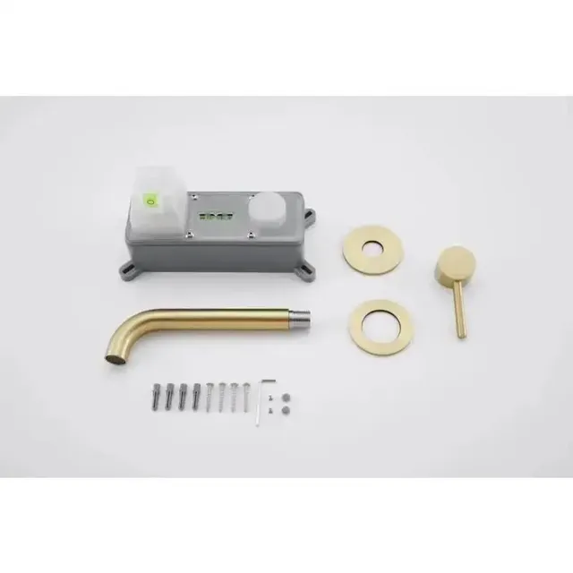 Robinet mitigeur de salle de bains en acier inoxydable – vue 6