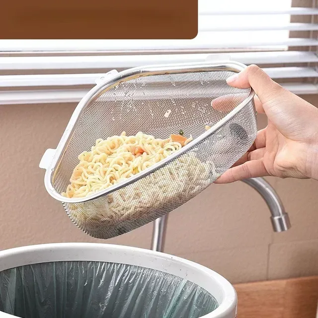 Panier de vidange d'évier de cuisine en acier inoxydable – vue 3