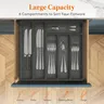 Organisateur couverts tiroir couvercle transparent anti… – vue 2