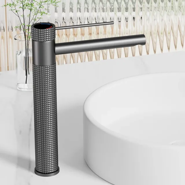 Robinet de lavabo noir – vue 5
