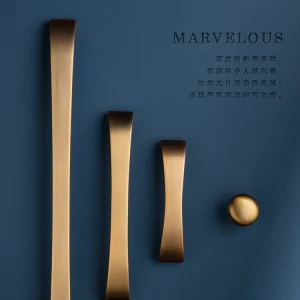 Poignées d’armoire en bronze brossé en forme de périphérie, alliage de zinc massif, panneau de cuisine Chi, boutons d’armoire, quincaillerie de meubles Poignées d’armoire en bronze brossé en forme de périphérie, alliage de zinc massif, panneau de cuisine Chi, boutons d’armoire, quincaillerie de meubles