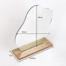 Miroir de maquillage irrégulier en bois – vue 6